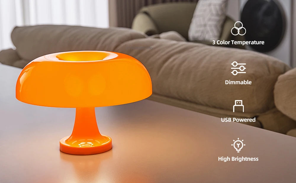 Mushroom Table Lamp