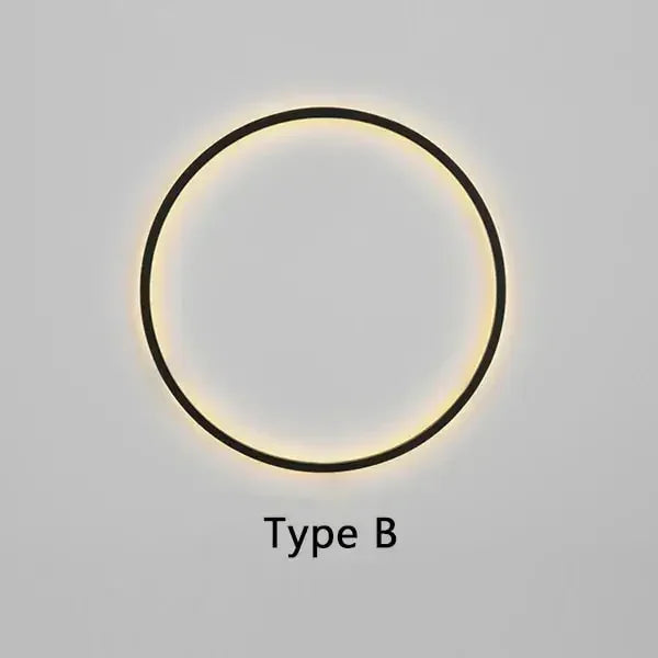 Minimalist Circular Wall Lamp