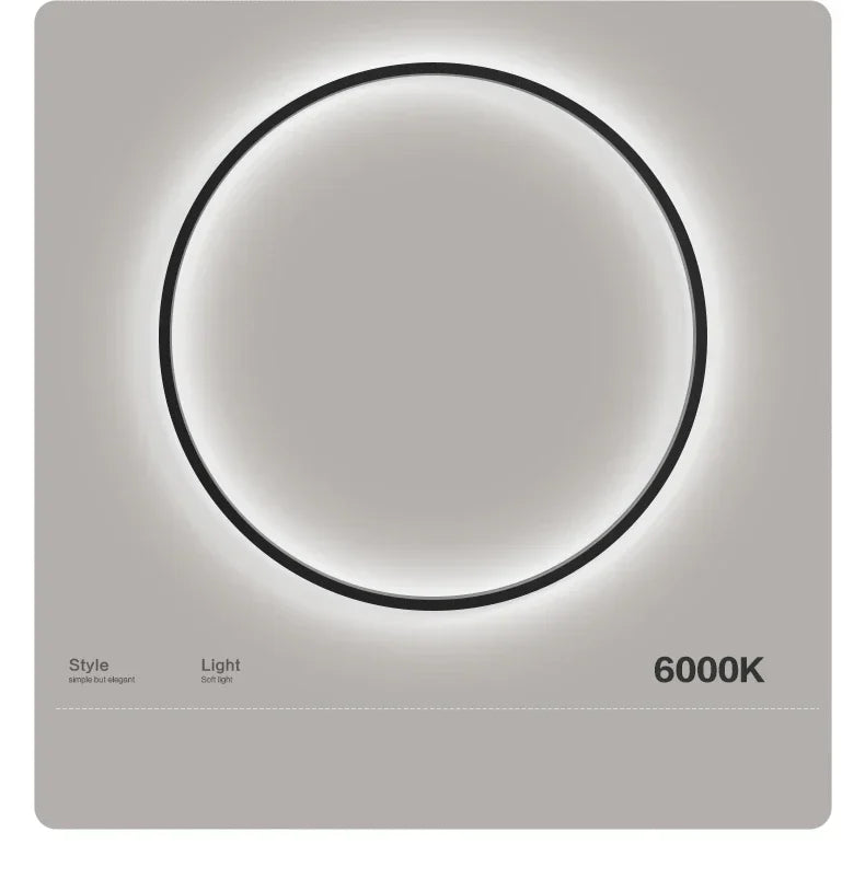 Minimalist Circular Wall Lamp