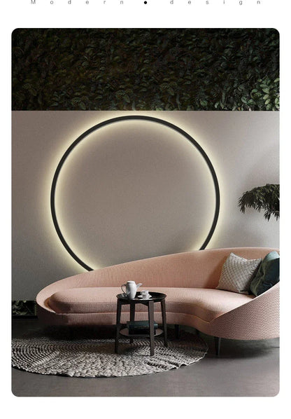 Minimalist Circular Wall Lamp