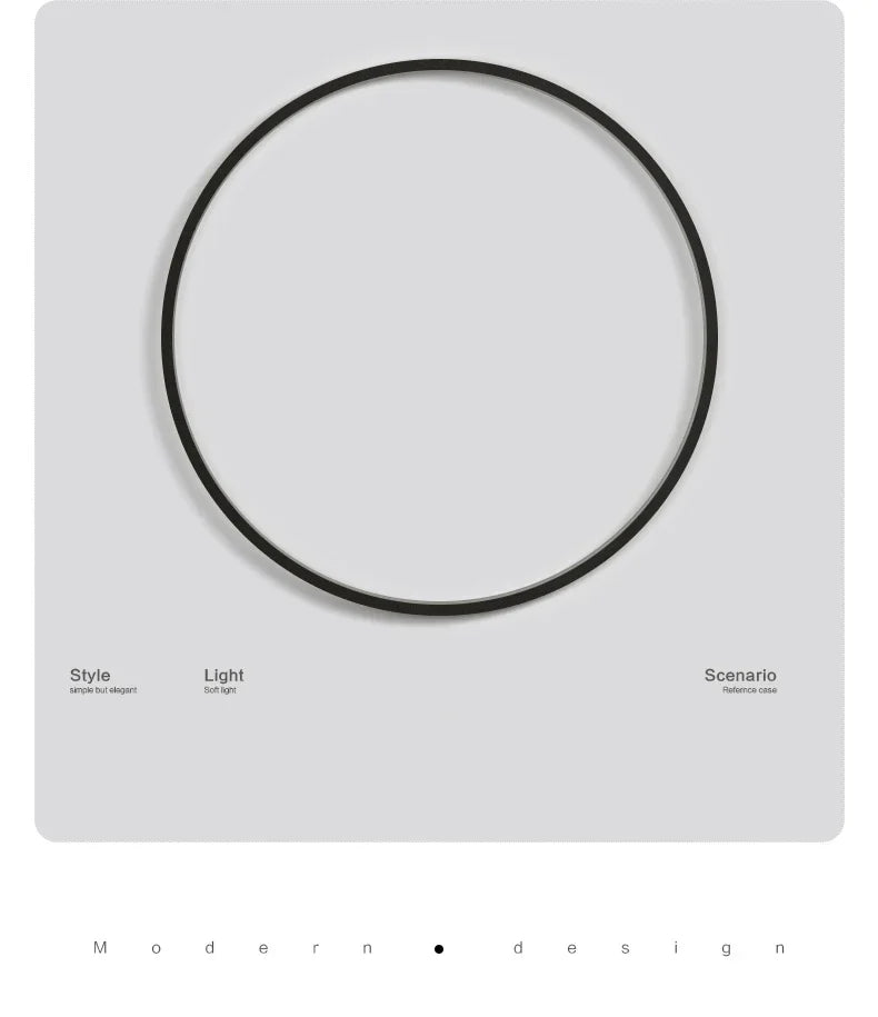 Minimalist Circular Wall Lamp