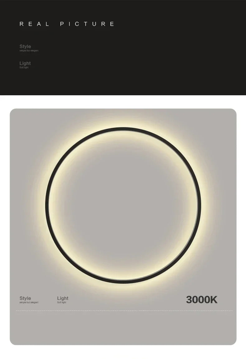 Minimalist Circular Wall Lamp