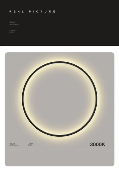 Minimalist Circular Wall Lamp